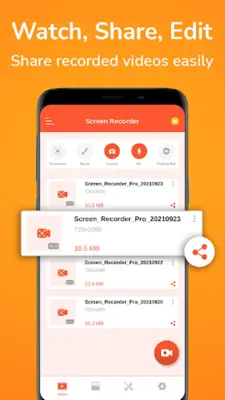 Screen Recorder- Video Record android App screenshot 2